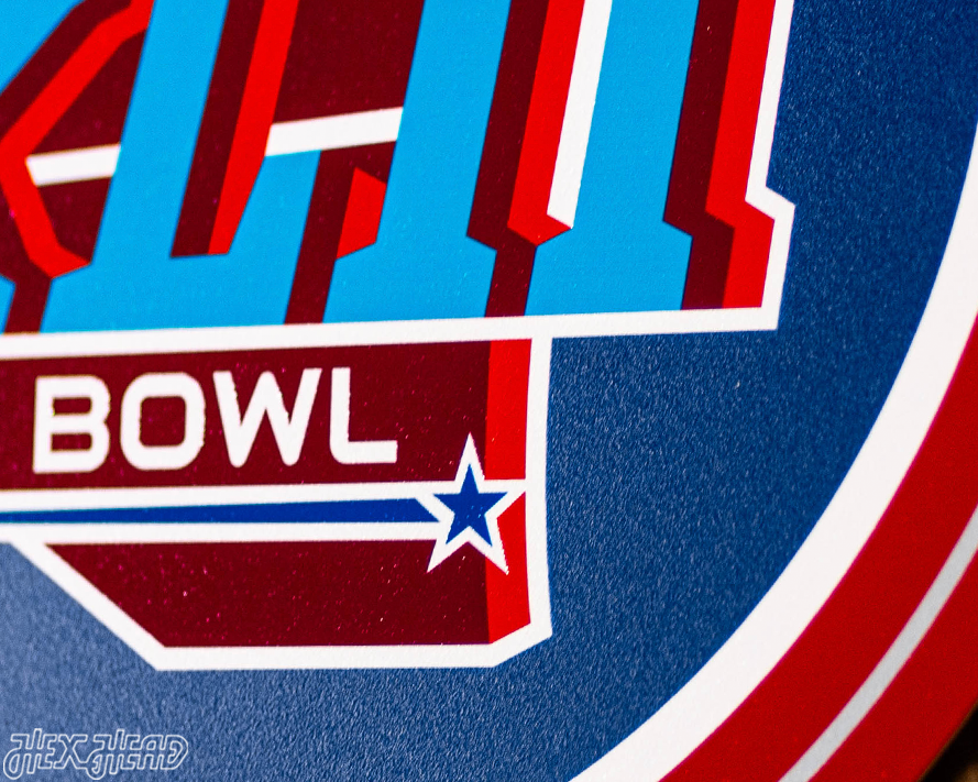 VARSITY Collection- Single Layer New York Giants Super Bowl XLII Metal Wall Art