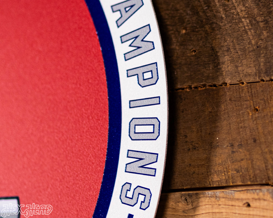 VARSITY Collection- Single Layer New York Giants Super Bowl XLVI Metal Wall Art