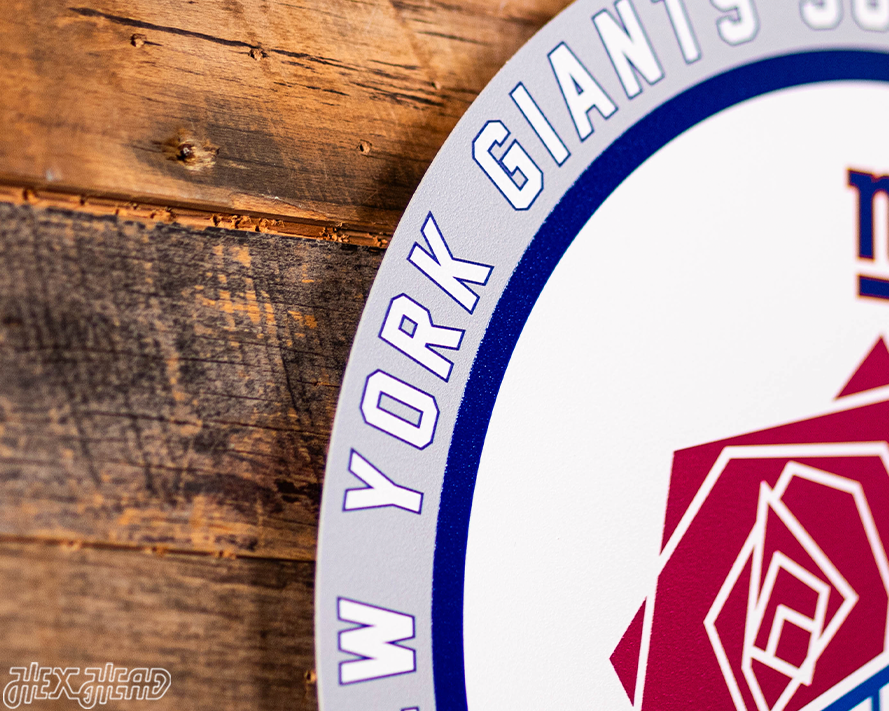 VARSITY Collection- Single Layer New York Giants Super Bowl XXI Metal Wall Art