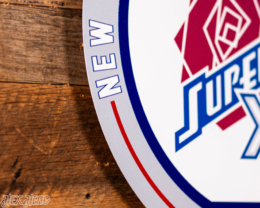 VARSITY Collection- Single Layer New York Giants Super Bowl XXI Metal Wall Art