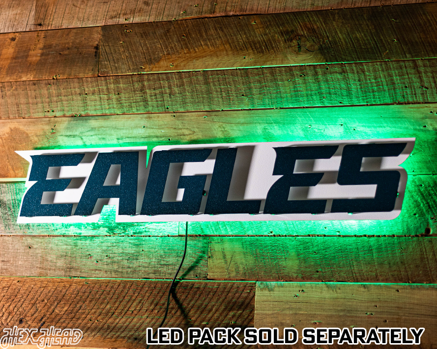 Philadelphia Eagles "EAGLES" 3D Vintage Metal Wall Art