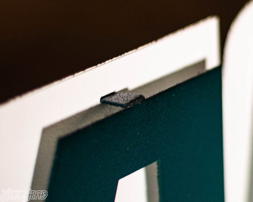 Philadelphia Eagles "EAGLES" 3D Vintage Metal Wall Art