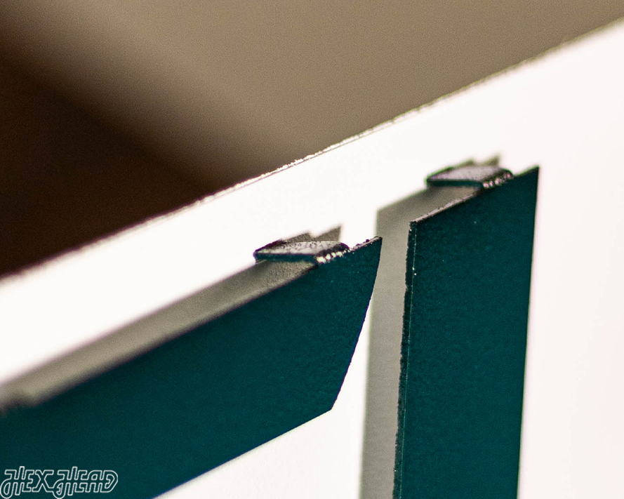 Philadelphia Eagles "EAGLES" 3D Vintage Metal Wall Art