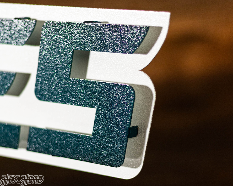 Philadelphia Eagles "EAGLES" 3D Vintage Metal Wall Art