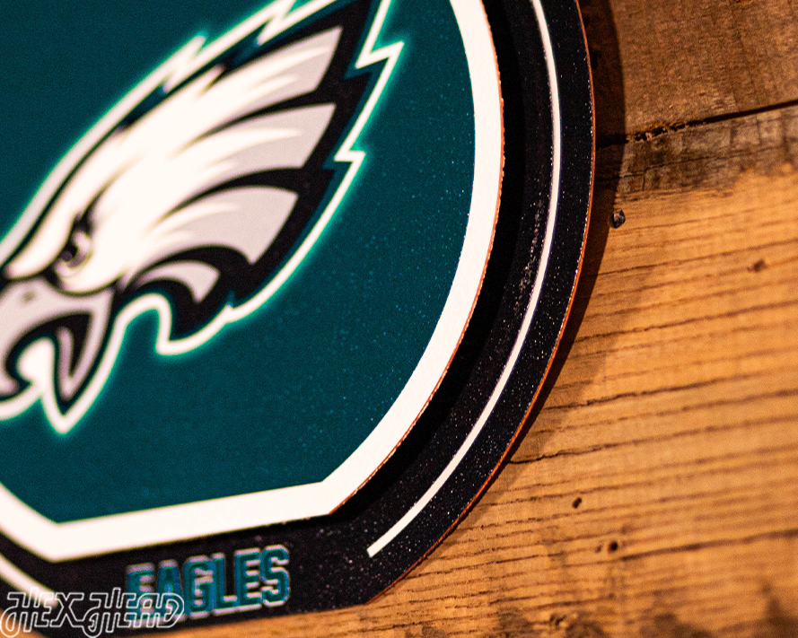 Philadelphia Eagles "Double Play" On the Shelf or on the Wall Art