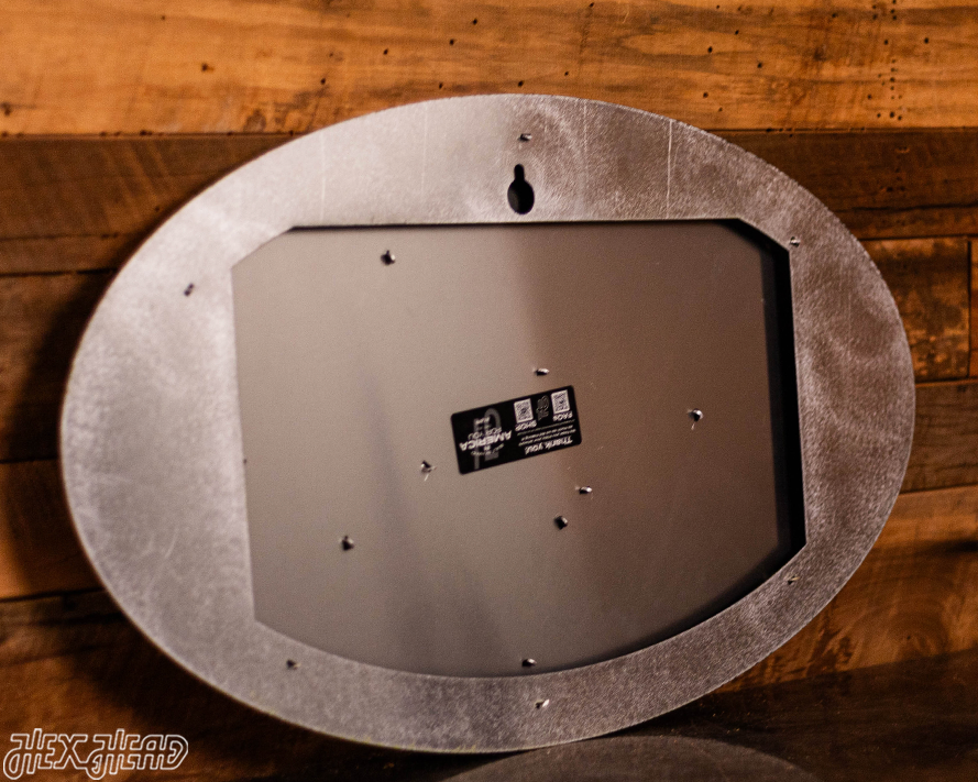 MONOCHROME - San Francisco 49ers "SF Oval" 3D Vintage Metal Wall Art