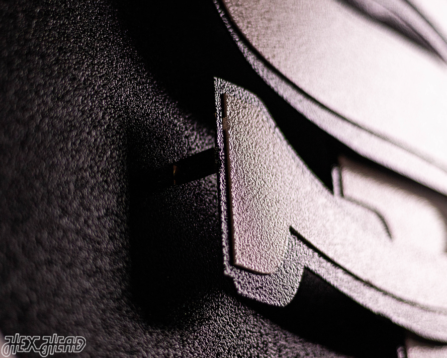 MONOCHROME - San Francisco 49ers "SF Oval" 3D Vintage Metal Wall Art