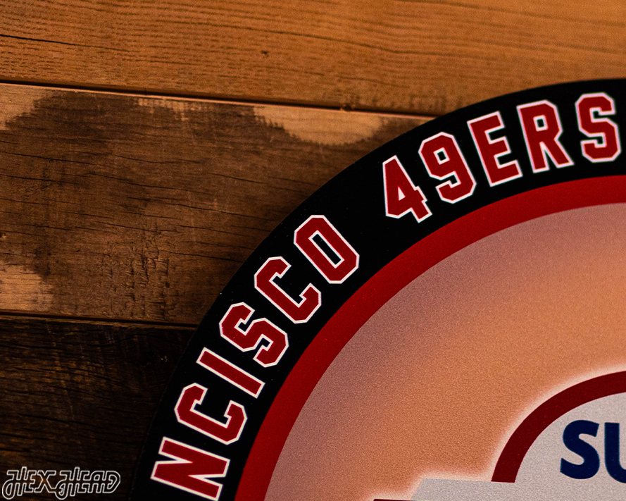 VARSITY Collection- SINGLE Layer Super Bowl XIX San Francisco 49ers Metal Wall Art