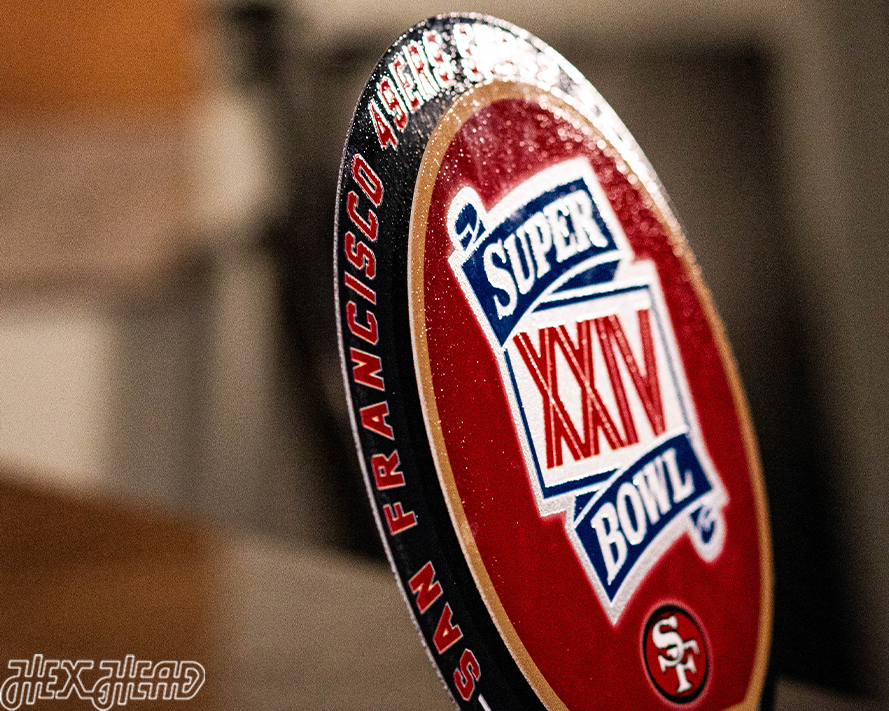 San Francisco 49ers Super Bowl XXIV "DOUBLE PLAY" On The Shelf or On The Wall