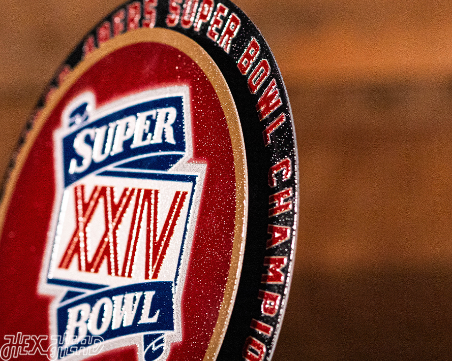 San Francisco 49ers Super Bowl XXIV "DOUBLE PLAY" On The Shelf or On The Wall