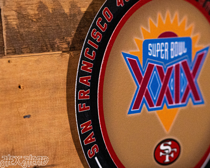 San Francisco 49ers Super Bowl XXIX "DOUBLE PLAY" On The Shelf or On The Wall