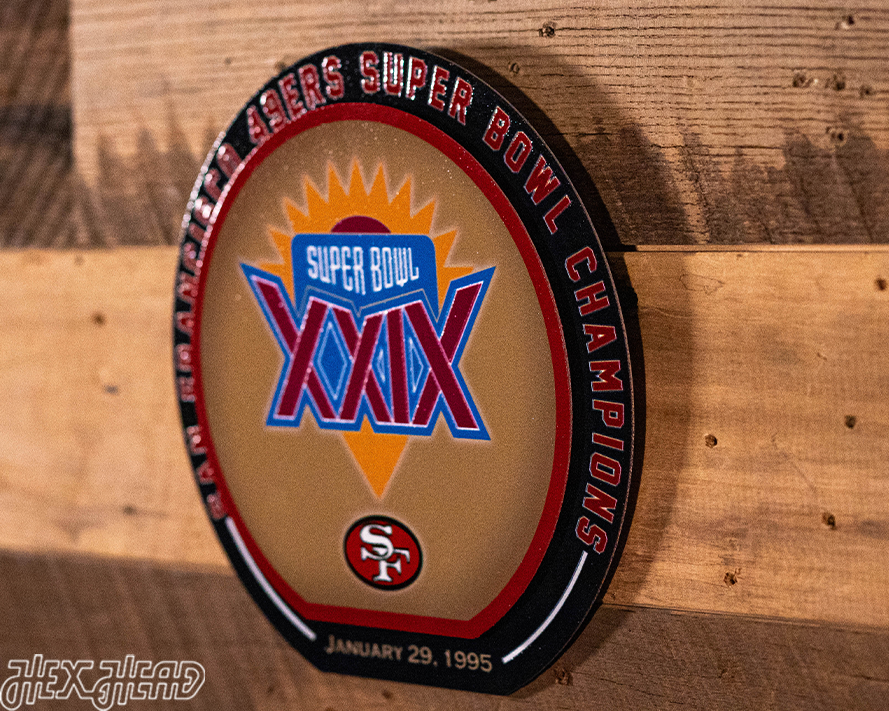 San Francisco 49ers Super Bowl XXIX "DOUBLE PLAY" On The Shelf or On The Wall