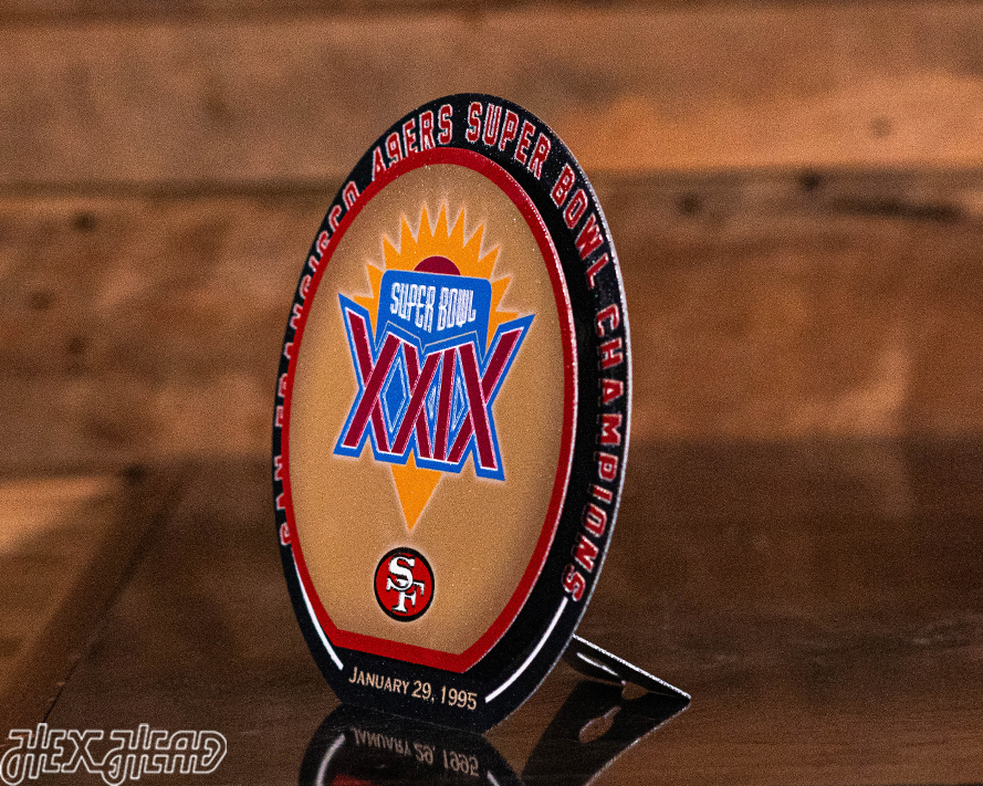 San Francisco 49ers Super Bowl XXIX "DOUBLE PLAY" On The Shelf or On The Wall