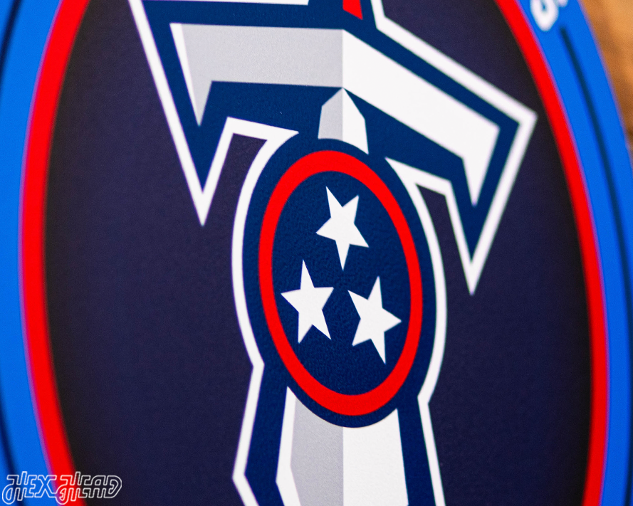 VARSITY Collection- Single Layer Tennessee Titans Metal Wall Art