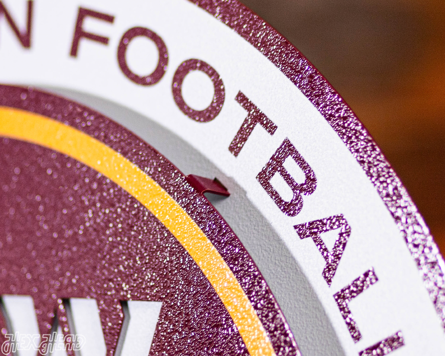 Washington Commanders Secondary Mark 3D Metal Wall Art