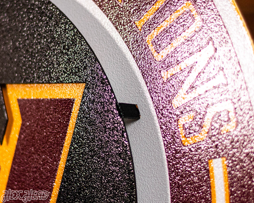 Washington Commanders DYNASTY - Super Bowl Wins w/ Replaceable Icon Plate 3D Vintage Metal Wall Art