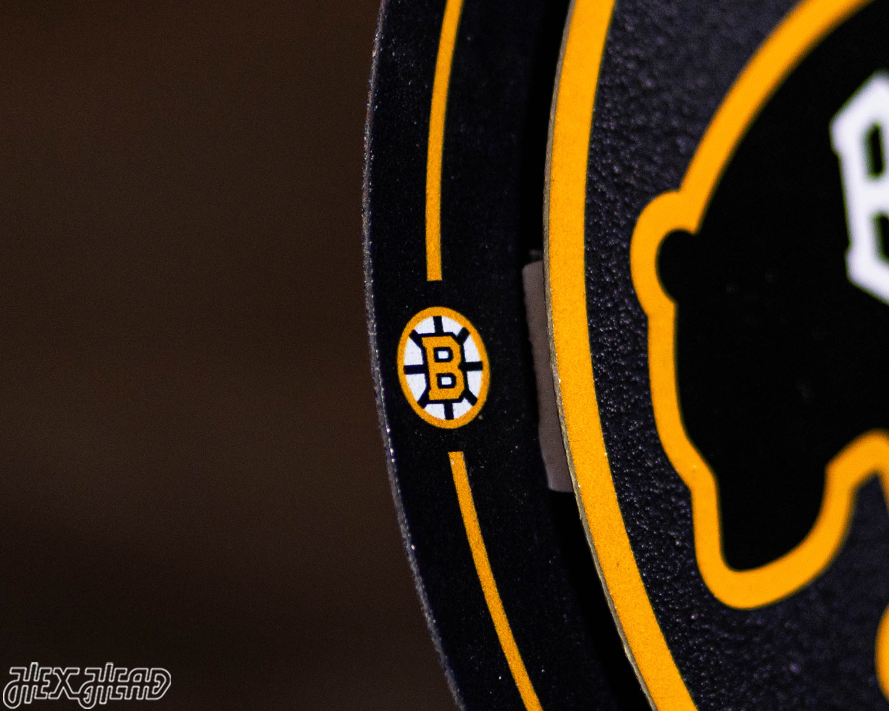 Boston Bruins "Double Play" On the Shelf or on the Wall Art