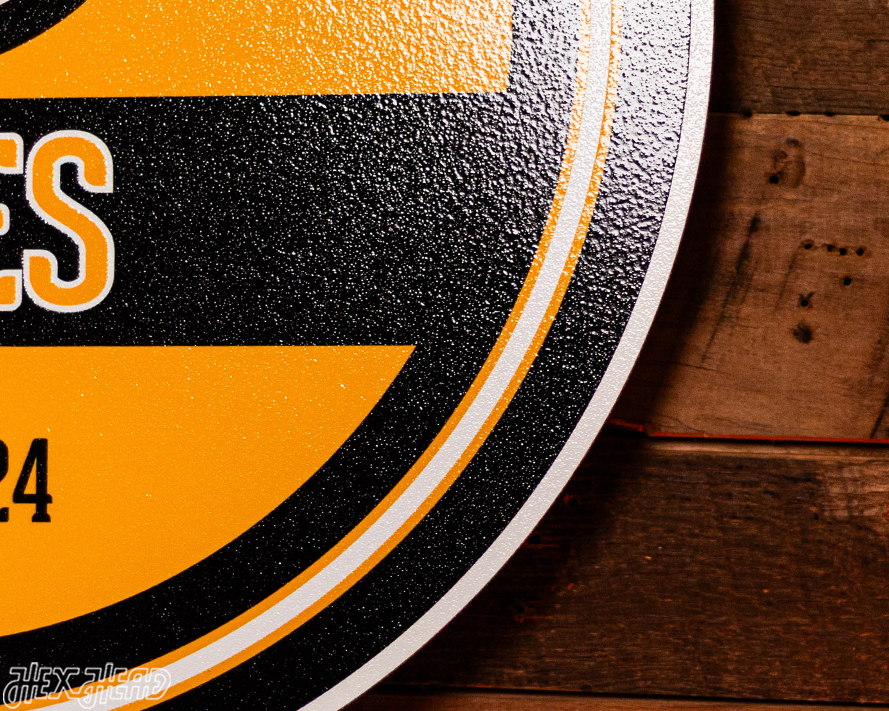 Boston Bruins Personalized Monogram Metal Art
