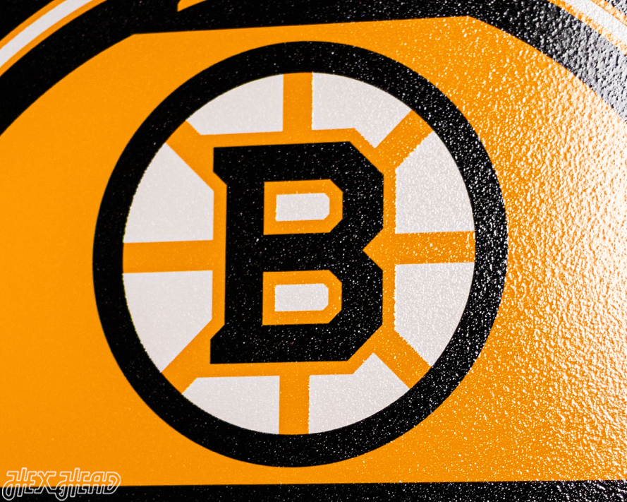 Boston Bruins Personalized Monogram Metal Art