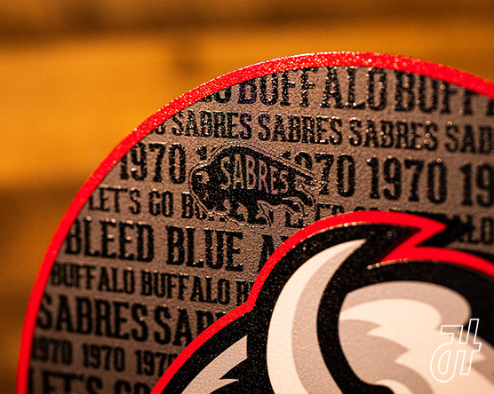 Buffalo Sabres NHL CRAFT SERIES 3D Vintage Metal Wall Art