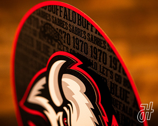 Buffalo Sabres NHL CRAFT SERIES 3D Vintage Metal Wall Art