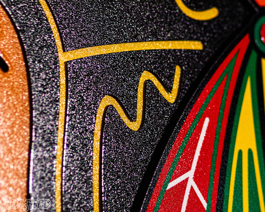 Chicago Blackhawks 3D Vintage Metal Wall Art