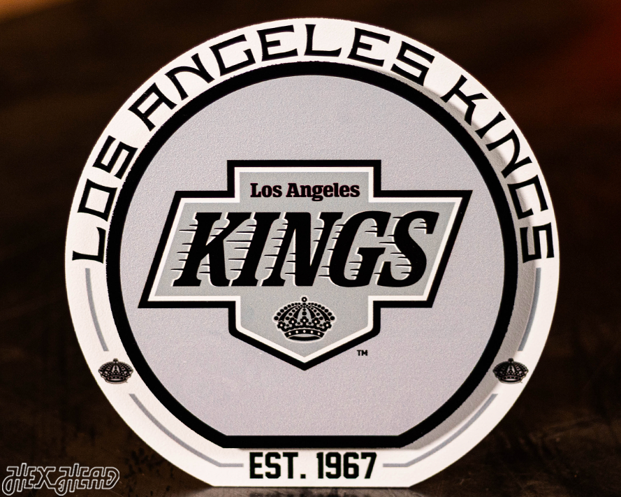 Los Angeles Kings "Double Play" On the Shelf or on the Wall Art