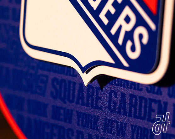 New York Rangers CRAFT SERIES 3D Embossed Metal Wall Art