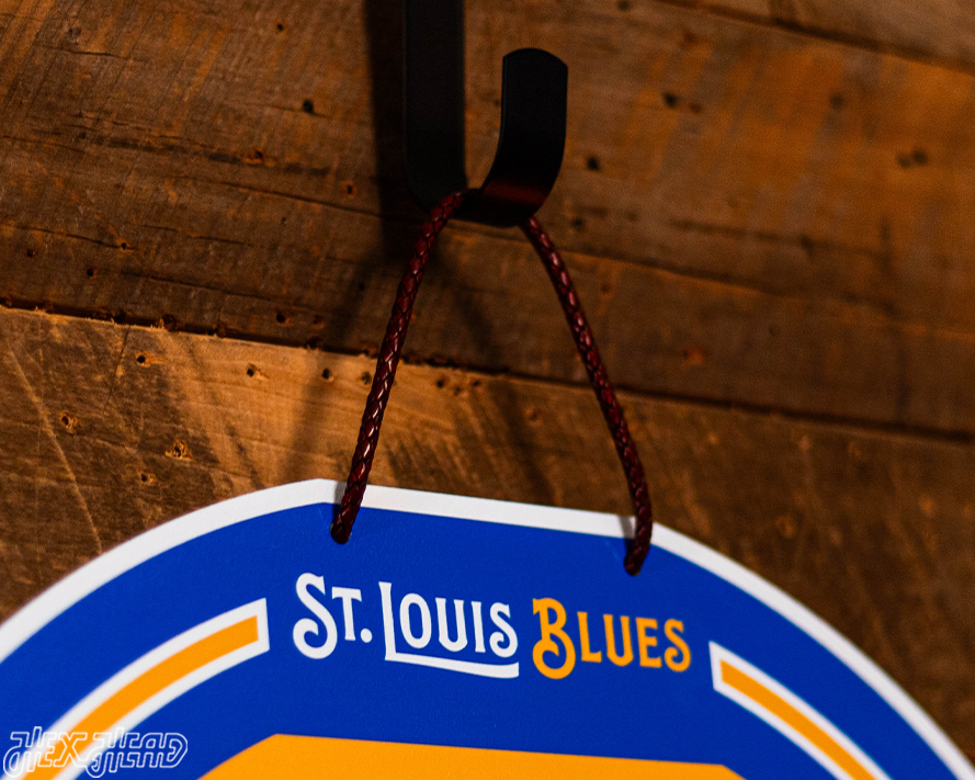 St. Louis Blues Personalized Monogram Metal Art