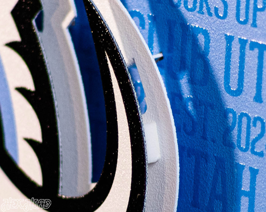 Utah Mammoth Craft Series 3D Embossed Metal Wall Art