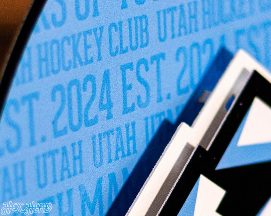 Utah Mammoth Craft Series 3D Embossed Metal Wall Art