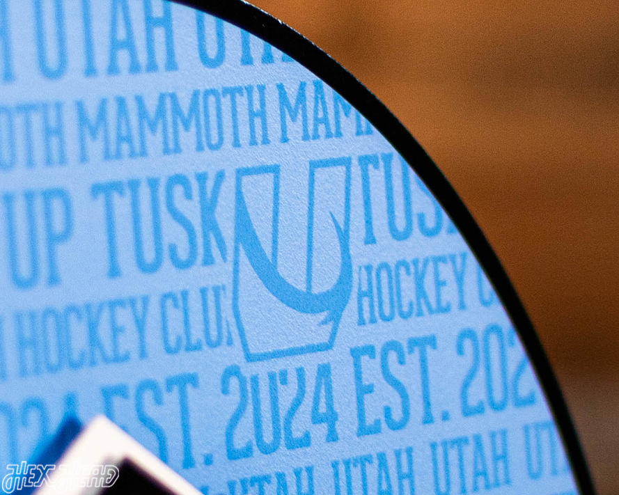 Utah Mammoth Craft Series 3D Embossed Metal Wall Art