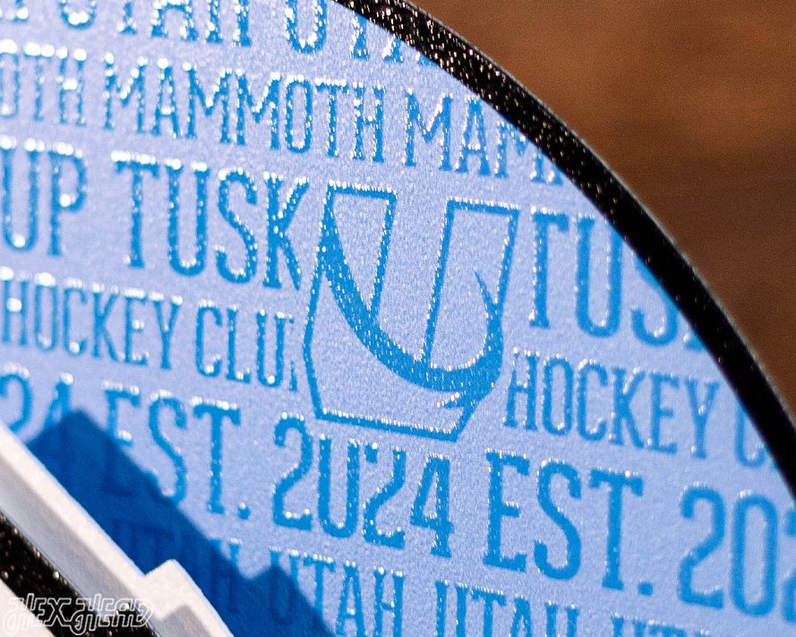 Utah Mammoth Craft Series 3D Embossed Metal Wall Art