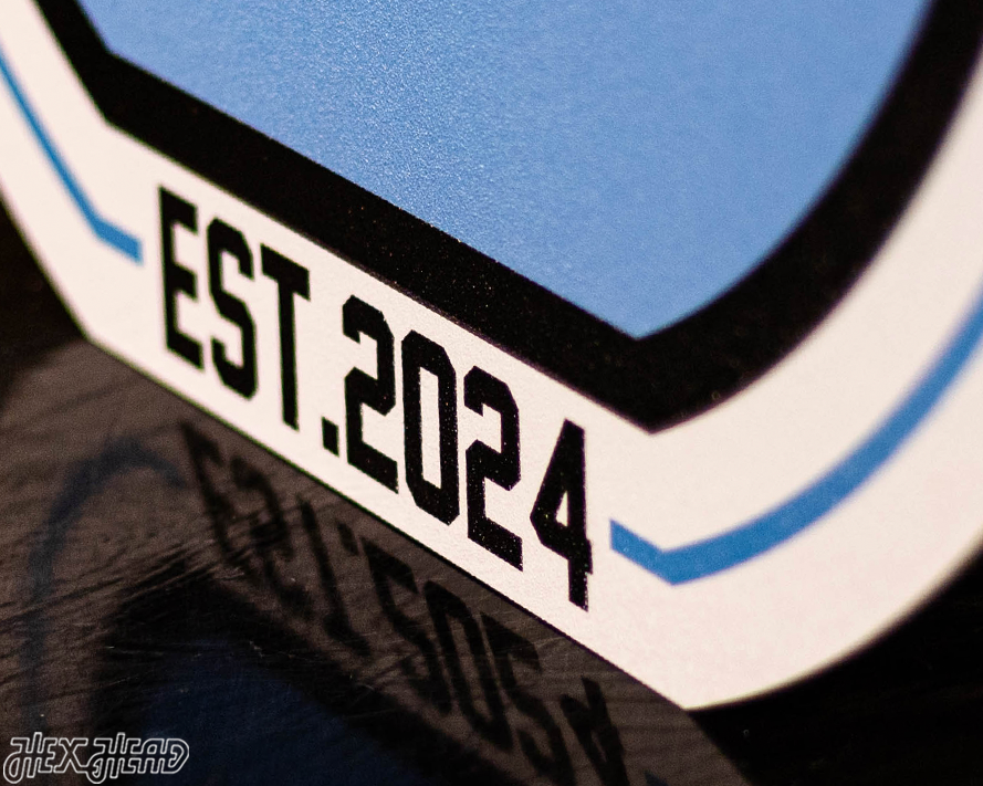 VARSITY Collection - Single Layer Utah Mammoth Metal Wall Art