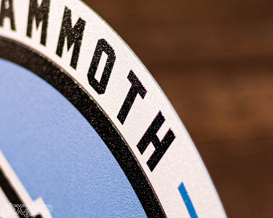 VARSITY Collection - Single Layer Utah Mammoth Metal Wall Art