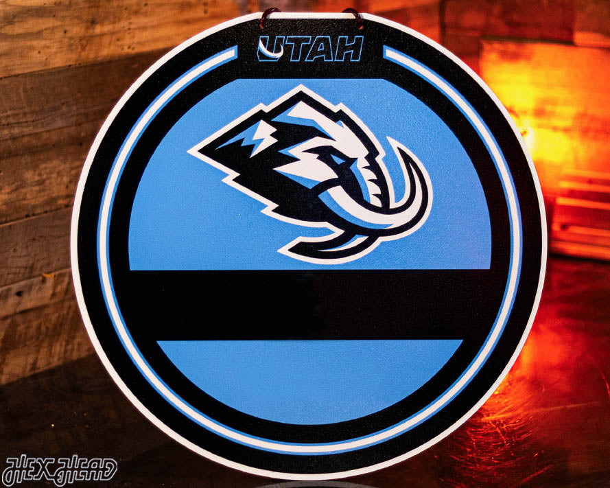 Utah Mammoth Personalized Monogram Metal Art