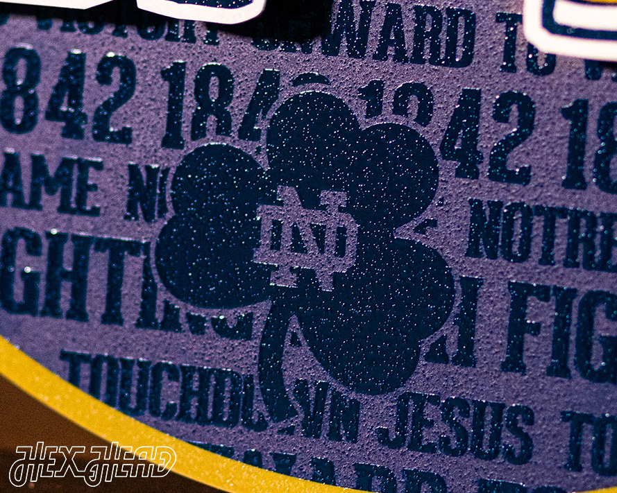 Notre Dame CRAFT SERIES 3D Embossed Metal Wall Art