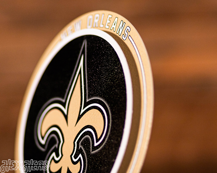 New Orleans Saints "Double Play" On the Shelf or on the Wall Art