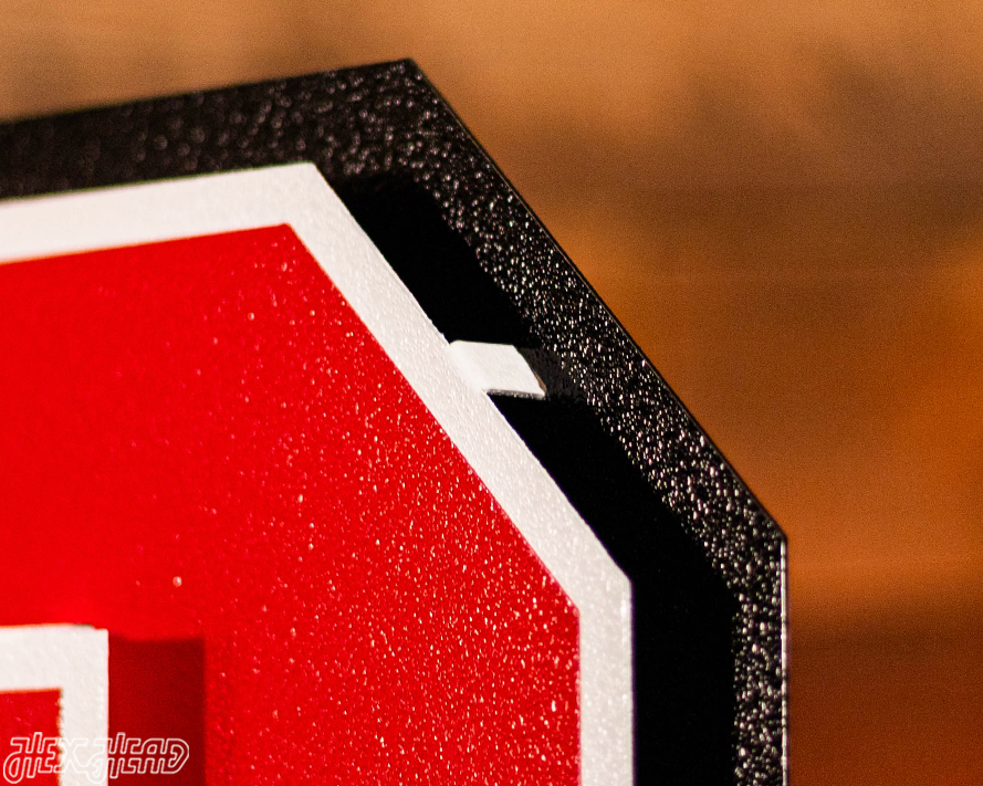 North Carolina State "Block NCS" 3D Vintage Metal Wall Art