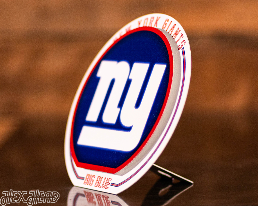 New York Giants "Double Play" On the Shelf or on the Wall Art