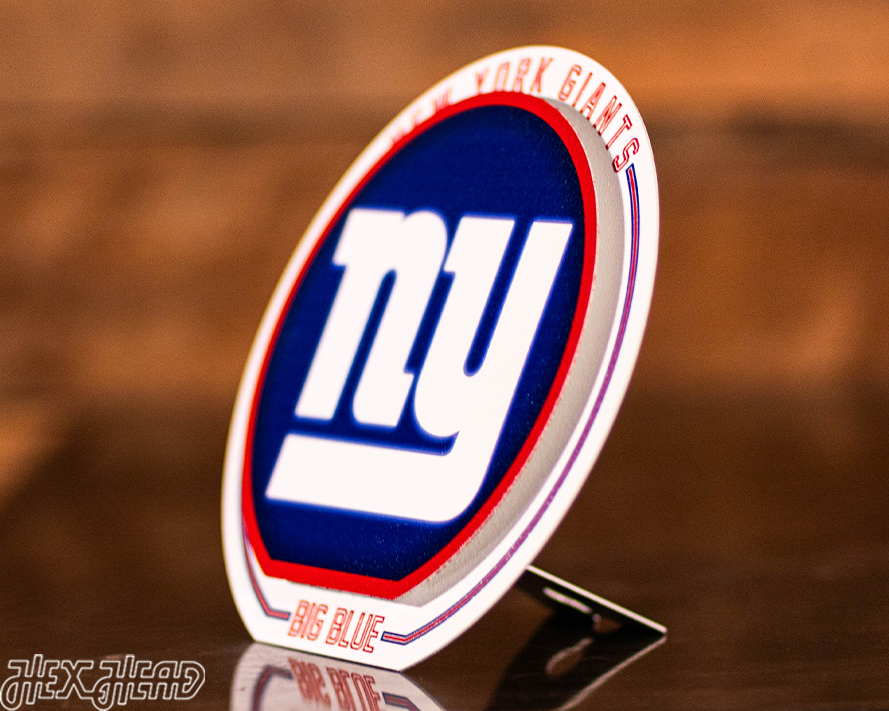 New York Giants Double Plays On the Shelf or on the Wall Art