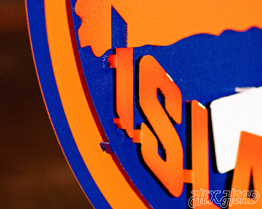 New York Islanders NHL 3D Vintage Metal Wall Art