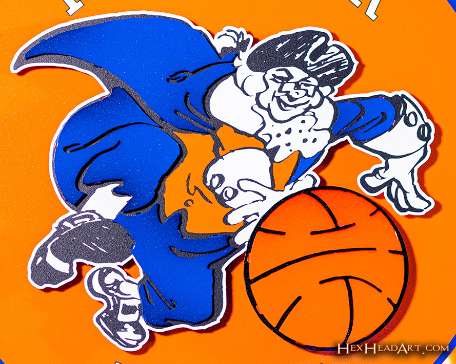 New York Knicks VAULT 1946-66 3D Vintage Metal Wall Art