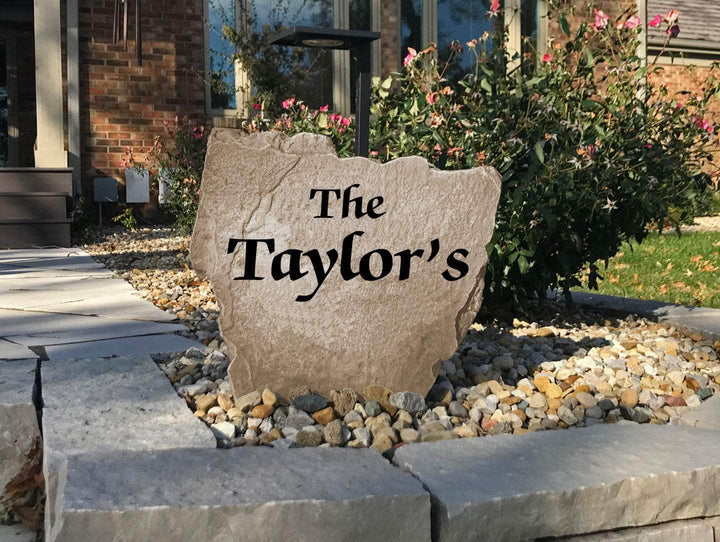 Family Name Design-A-Stone Landscape Art