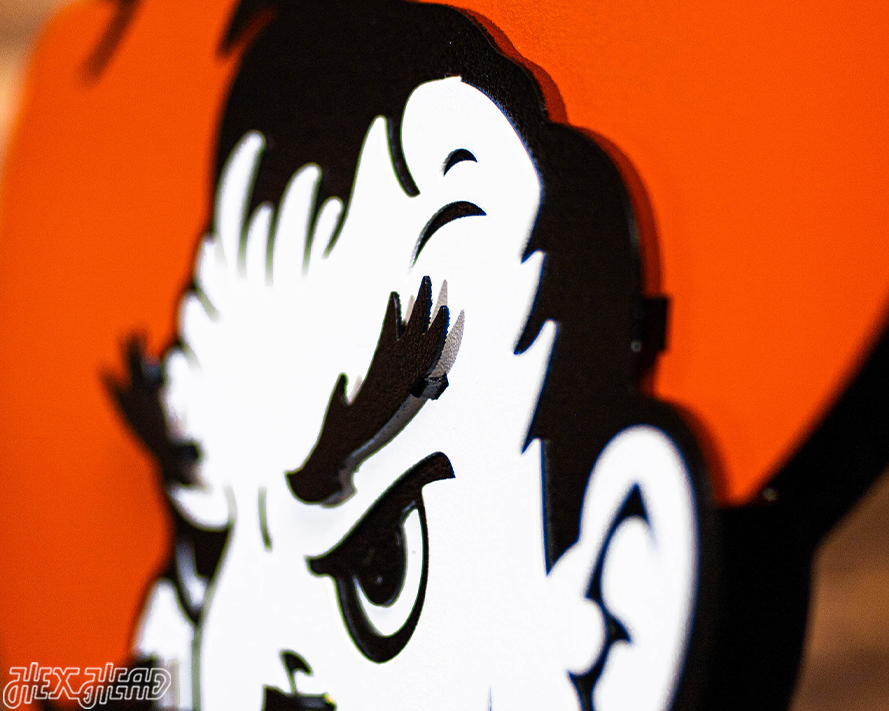 Oklahoma State Cowboys "Pistol Pete" 3D Metal Wall Art