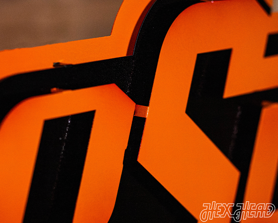 Oklahoma State "OSU" 3D Vintage Metal Wall Art