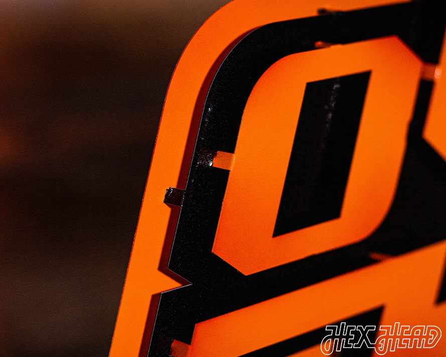 Oklahoma State "OSU" 3D Vintage Metal Wall Art