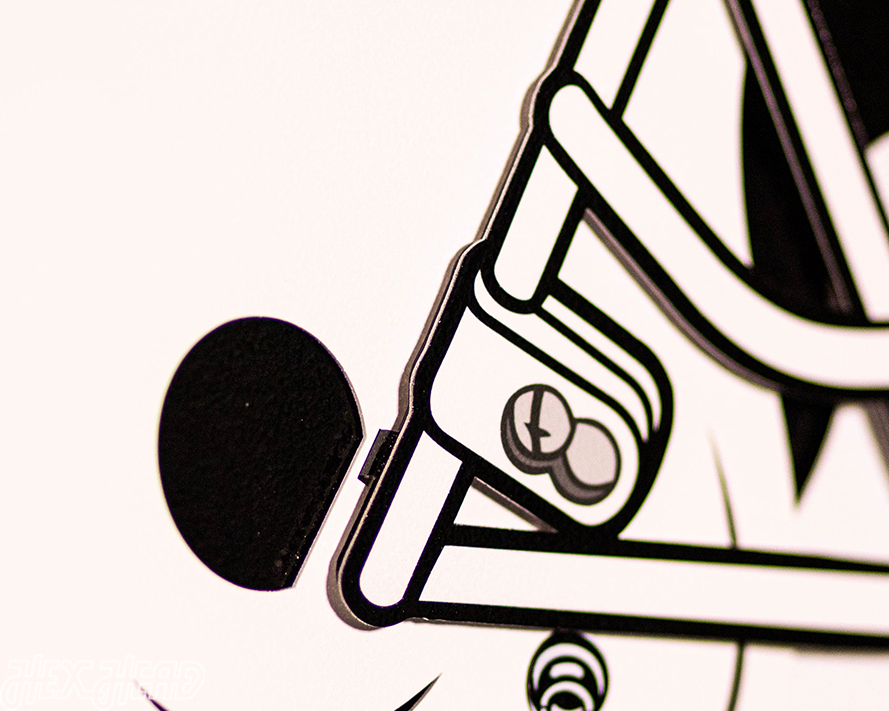 BLITZ COLLECTION - 8 LAYER Oregon State Beaver 3D Metal Wall Art