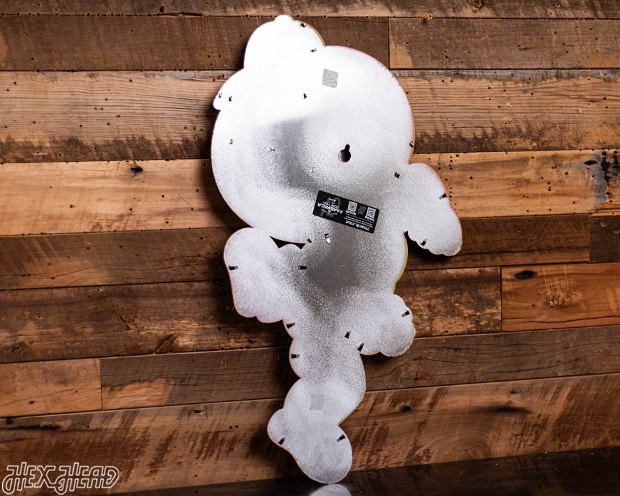 Ohio State "Brutus" Mascot 3D Vintage Metal Wall Art