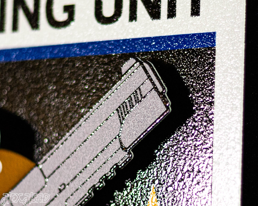 LMPD Non Fatal Shooting Unit Badge 3D Vintage Metal Wall Art